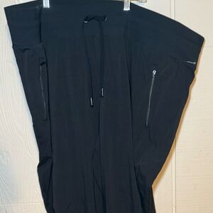 Athleta Track Pants Women’s plus size 26 Black NWOT